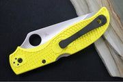 Spyderco Stretch 2 XL Lightweight Salt - Yellow FRN Handle / Satin Blade / H-2 Steel - C258PYL - Northwest Knives