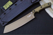 Tops El Chete Mini - 1095 Steel / Green Canvas Micarta Handle / Black Kydex Sheath ELCHM-01 - Northwest Knives