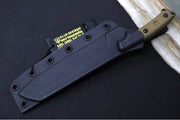 Tops El Chete Mini - 1095 Steel / Green Canvas Micarta Handle / Black Kydex Sheath ELCHM-01 - Northwest Knives
