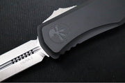 Microtech Hera II OTF - Double Edge / Stonewash Blade / Black Aluminum Handle 1702-10 - Northwest Knives