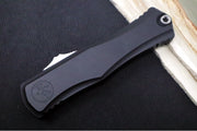 Microtech Hera II OTF - Double Edge / Stonewash Blade / Black Aluminum Handle 1702-10 - Northwest Knives