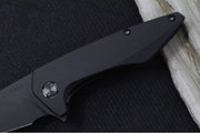 Koenig Mini Goblin - Black Matte DLC Handle - Black Matte DLC Finished Blade - Black Anodized Spacer & Hardware MG18188888 - Northwest Knives
