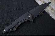 Koenig Mini Goblin - Black Matte DLC Handle - Black Matte DLC Finished Blade - Black Anodized Spacer & Hardware MG18188888 - Northwest Knives