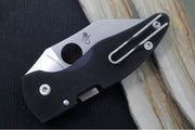 Spyderco Microjimbo- Black G10 Handle / Satin Wharncliffe Blade / CPM-S30V - C264GP - Northwest Knives