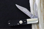 Boker Treebrand 2BLD Barlow - Barlow Black Checkered Bone Handle / D2 Steel / Satin Finish 110893 - Northwest Knives