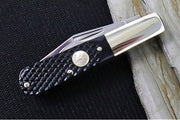 Boker Treebrand 2BLD Barlow - Barlow Black Checkered Bone Handle / D2 Steel / Satin Finish 110893 - Northwest Knives
