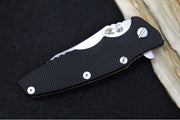 Rick Hinderer Knives Eklipse 3.5" - Spearpoint / Stonewashed Bronze Frame / Black G-10 / CPM-S45VN - Northwest Knives