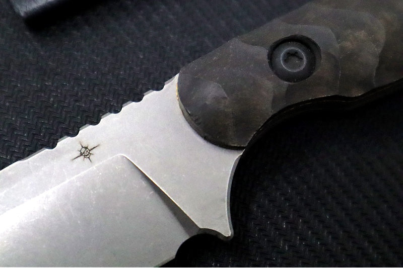 Garage Sale Toor Knives Field 3.0 - Ebony Dynamic Fluting Handle Handle / CPM-154 Steel / Kydex Sheath