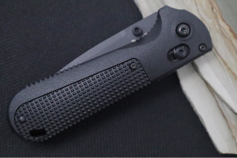 Benchmade 430BK-02 Redoubt - Drop Point / Cerakote Black Finished Blade / Black Grivory Handles - Northwest Knives