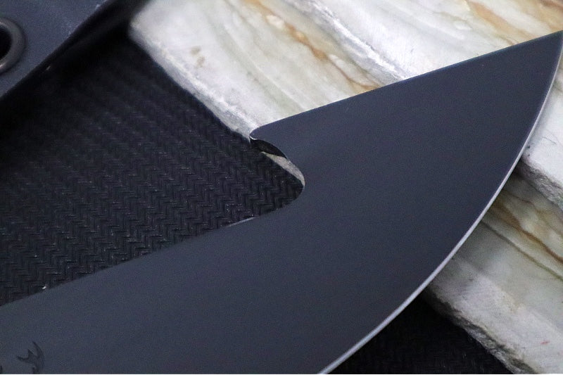 Garage Sale Toor Knives Merlin Woodland - Paracord Skeletonized Handle / Gut Hook