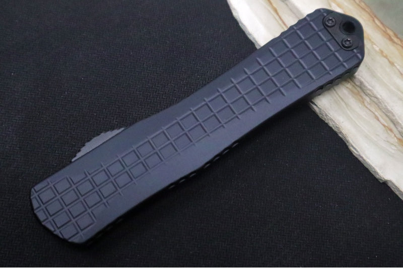 Heretic Knives Manticore X OTF - DLC Black Finish / Tanto Blade / Black Aluminum Handle & Black Hardware H031-6A-T