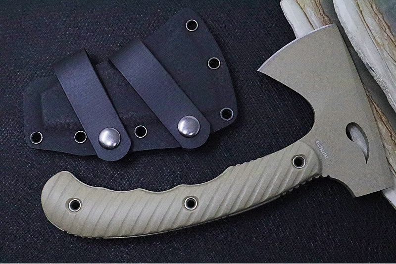 Garage Sale Boker Plus Escape Hawk Fixed Blade - Tan G-10 Handle