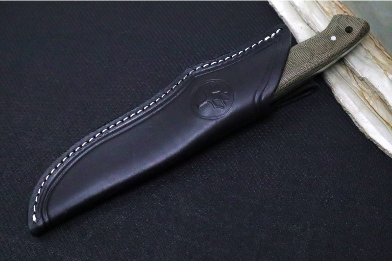 Garage Sale Boker Hunter Fixed Blade - Green Micarta Handle