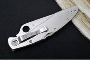 Spyderco Police 4 Lockback - Polished Stainless Steel Handle / VG-10 Steel / Spear Point Blade - C07P - Northwest Knives