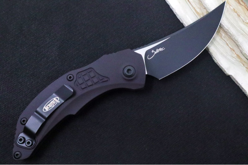 Microtech Brachial Auto Tactical - Black Blade / Black Anodized Aluminum Handle 268A-1T