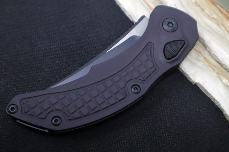 Microtech Brachial Auto Tactical - Black Blade / Black Anodized Aluminum Handle 268A-1T - Northwest Knives