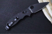 Spyderco Manix 2 Salt - Caribbean Bi-Directional Texture Patterned Black G-10 Handle / Black DLC Finished Blade / CPM-Magnacut Steel C101GMCBKP2 - Northwest Knives
