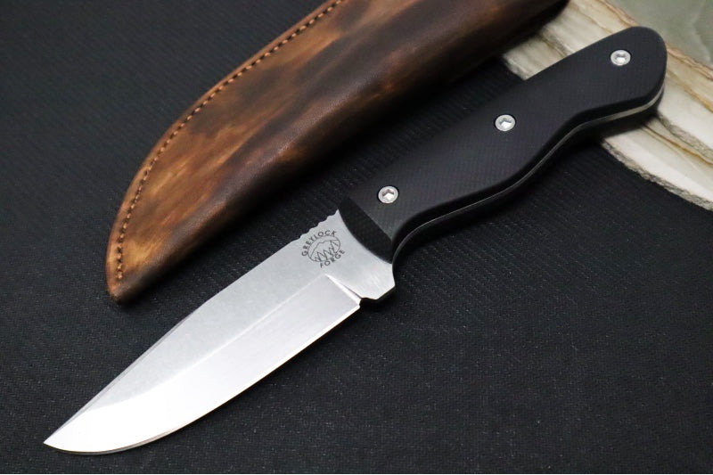 Garage Sale Greylock Forge Fixed Blade - 1095 Steel / Leather Sheath