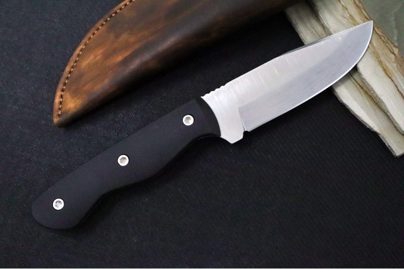 Garage Sale Greylock Forge Fixed Blade - 1095 Steel / Leather Sheath