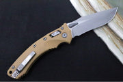 Microtech Amphibian Folder RAM-Lok - Drop Point / Fluted Tan G-10 Handle 137RL-10APFLGTTA - Northwest Knives
