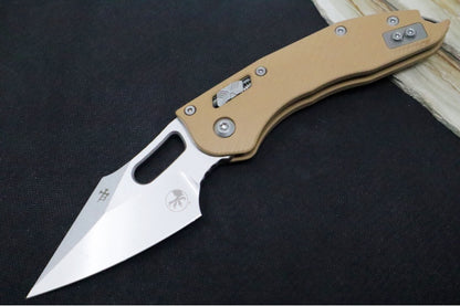 Microtech Stitch RAM-Lock Manual - Wharncliffe Blade / Tan Fluted G-10 Handle 169RL-10APFLGTTA