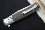 Boker TRPPR Flipper - Green Micarta & Titanium Handle Scales / Drop Point Blade / CPM-Magnacut Steel 112943 - Northwest Knives