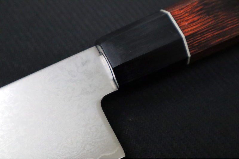 KIWAMI - 8" Chef's Knife - Aus 8 Damascus - Pakkawood Octagon Handle - Made in Seki City, Japan