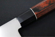 KIWAMI - 6.5" Nakiri Knife - Aus 8 Damascus - Pakkawood Octagon Handle - Made in Seki City, Japan - Northwest Knives