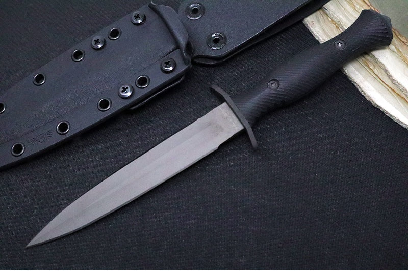 Garage Sale Spartan Harsey Dagger - Black Canvas Micarta Handle / CPM-S45VN Steel SB49BKBKKYBK