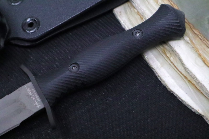 Garage Sale Spartan Harsey Dagger - Black Canvas Micarta Handle / CPM-S45VN Steel SB49BKBKKYBK