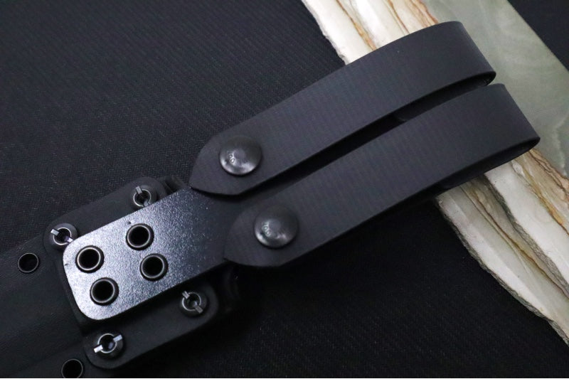 Garage Sale Spartan Harsey Dagger - Black Canvas Micarta Handle / CPM-S45VN Steel SB49BKBKKYBK