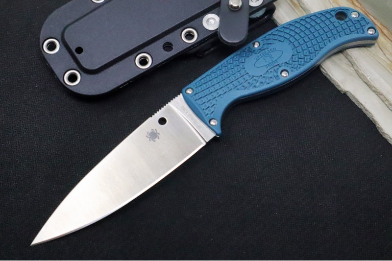 Spyderco Enuff 2 - K390 Steel / Drop Point Blade / Blue FRN Handle FB31PBL2K390