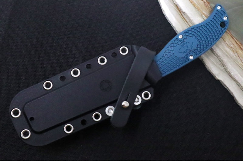 Spyderco Enuff 2 - K390 Steel / Drop Point Blade / Blue FRN Handle FB31PBL2K390