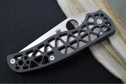 Spyderco Edgerati - Skeletonized Anodized Aluminum Handle / Satin Finished Blade / CPM-S30V Steel C266ALP - Northwest Knives