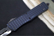Microtech Signature Series Combat Troodon OTF - Black DLC Blade / Double Edge Dagger / Black Frag Aluminum Handle / Nickel Boron Internals - 142-1CT-DHS - Northwest Knives