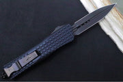 Microtech Signature Series Combat Troodon OTF - Black DLC Blade / Double Edge Dagger / Black Frag Aluminum Handle / Nickel Boron Internals - 142-1CT-DHS - Northwest Knives