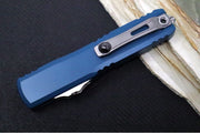Microtech Ultratech Gen IV OTF Deep Ocean - Stonewash Finish / Drop Point Blade / Deep Ocean Anodized Aluminum Handle 11214-10DO - Northwest Knives