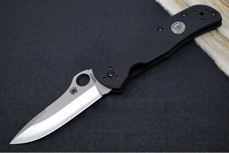 Spyderco Terzuola Starmate SPRINT RUN - Black G-10 Handle / CPM-20CV Steel / Modified Clip Point Blade C55G20CVP