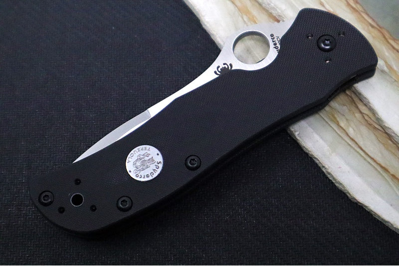Spyderco Terzuola Starmate SPRINT RUN - Black G-10 Handle / CPM-20CV Steel / Modified Clip Point Blade C55G20CVP