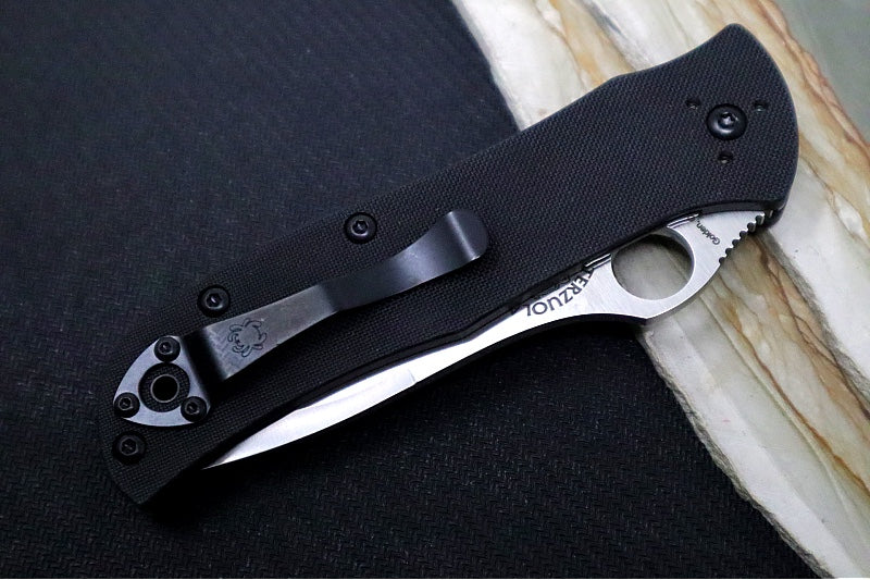 Spyderco Terzuola Starmate SPRINT RUN - Black G-10 Handle / CPM-20CV Steel / Modified Clip Point Blade C55G20CVP