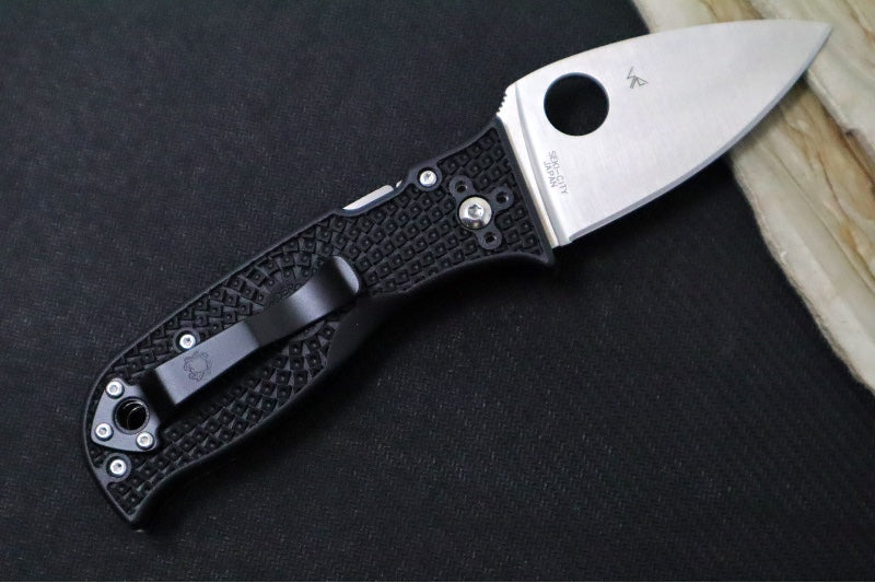 Garage Sale Spyderco Lil' Temperance 3 - Black Fiberglass Reinforced Nylon Handle C69PBK3