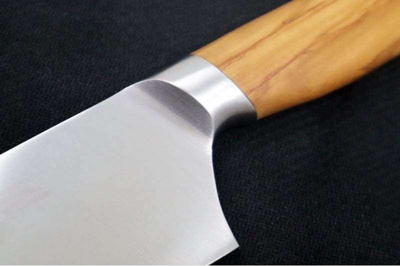 Cangshan Cutlery Oliv Series 4pc Fine Edge Steak Knife - Swedish 14C28N Steel - Solid Olive Wood Handle - Northwest Knives