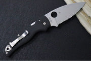 Spyderco Shaman Lightweight - Black FRN Handle / CTS-BD1N Steel / Stonewashed Finish C229SBK - Northwest Knives