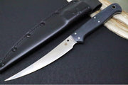 Spyderco Shelter Cove Fixed Blade - 8Cr17MoV Steel / Trailing Point Blade / Black Contoured G-10 Handle FB52GP - Northwest Knives