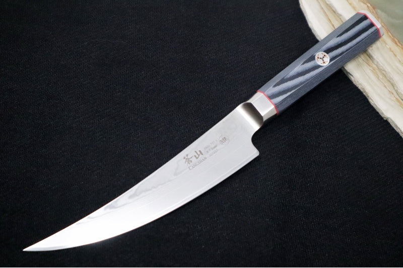 Cangshan Cutlery YARI Series 6" Boning Knife - Forged X-7 Damascus - Gray Magnetic Sheath 501257 - Northwest Knives