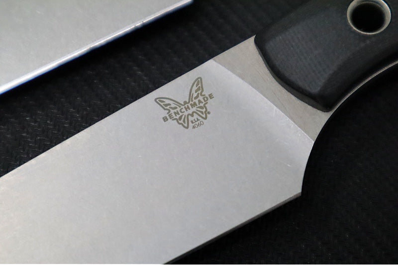 Benchmade 4001 Table Knife Set - TumbledFinish / CPM-154 Steel / Black G-10 Handles - Made in Portland, Oregon USA - Northwest Knives