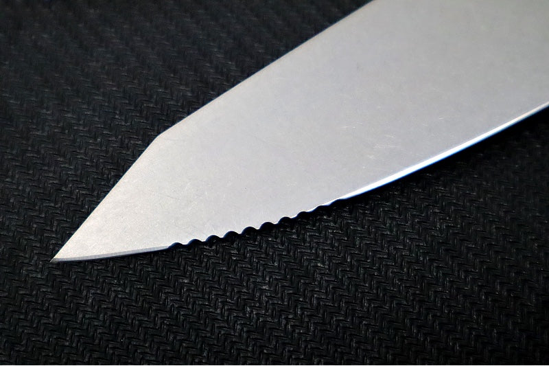 Benchmade 4001 Table Knife Set - TumbledFinish / CPM-154 Steel / Black G-10 Handles - Made in Portland, Oregon USA