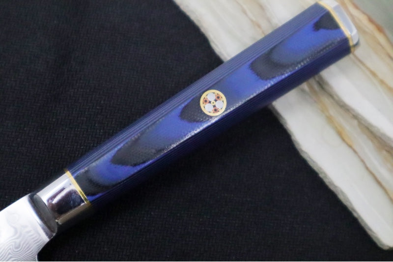 Cangshan Cutlery Kita Series 12" Sashimi Knife - 67 Layered Forged X-7 Damascus - Magnetic Wood Saya Sheath 501486