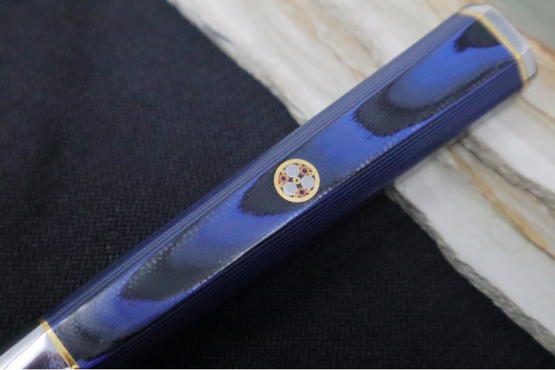 Cangshan Cutlery Kita Series 7" Kiritsuke - 67 Layered Forged X-7 Damascus - Magnetic Wood Saya Sheath 501417 - Northwest Knives