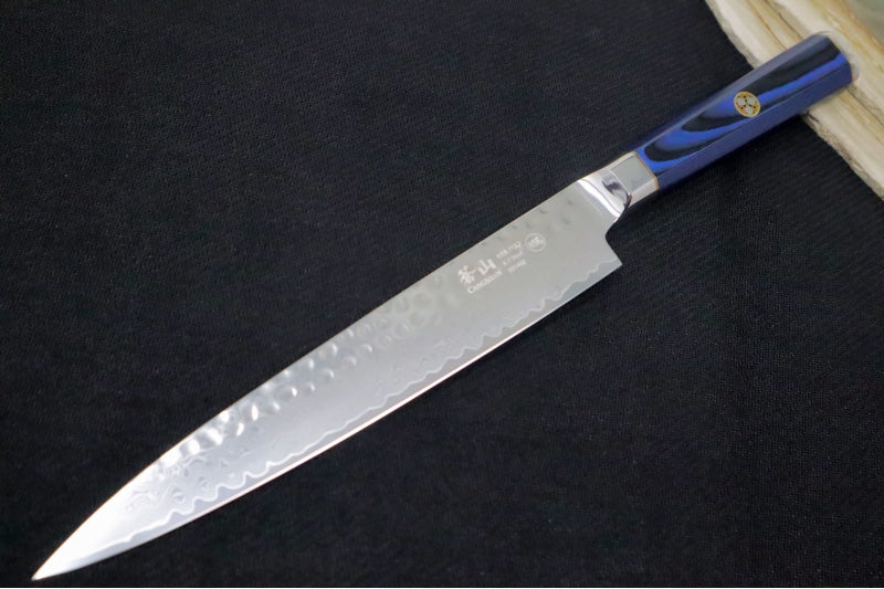 Cangshan Cutlery Kita Series 8" Sashimi Knife - 67 Layered Forged X-7 Damascus - Magnetic Wood Saya Sheath 501462